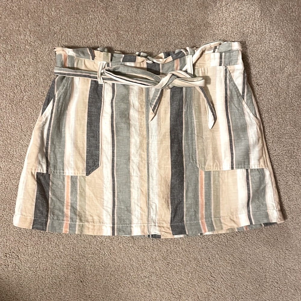 American Eagle Multi-Colored Tie Skirt